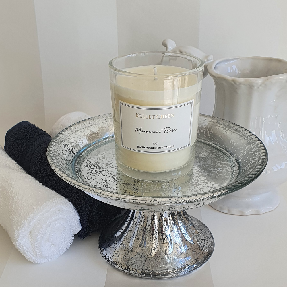 Soy Wax Candle - Moroccan Rose